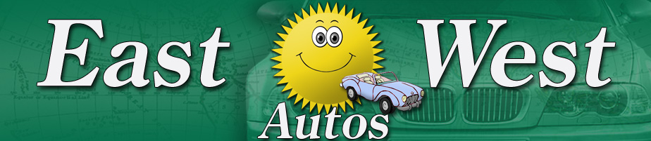 East West Auto Sales in Austin: website header